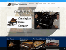 Tablet Screenshot of cunninghampiano.com